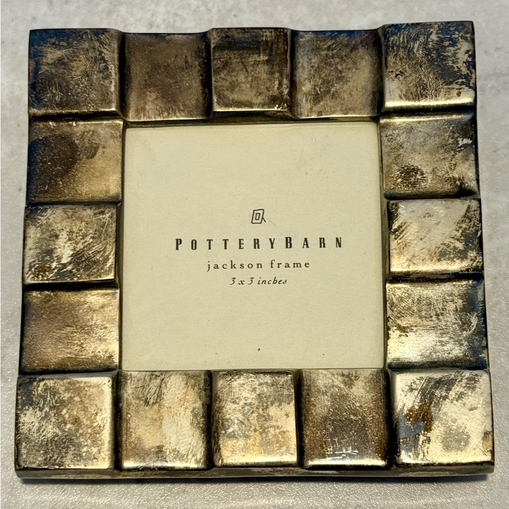 Pottery Barn Silver Photo Frame